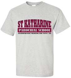 Vintage St. Katharine Parochial Philadelphia Old School T-Shirt from www.retrophilly.com