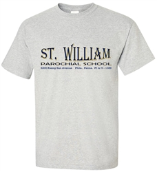 Vintage St. William Parochial Philadelphia Old School T-Shirt from www.retrophilly.com