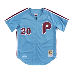 Vintage Mitchell & Ness Philadelphia Phillies 1980 Mike Schmidt Jersey from www.retrophilly.com