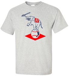 Vintage Philadelphia A's Throwback Logo T-Shirt from www.retrophilly.com