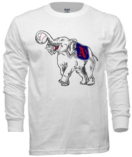 oakland a's elephant shirt