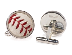 Vintage Authentic Phillies Baseball Cufflinks from www.retrophilly.com