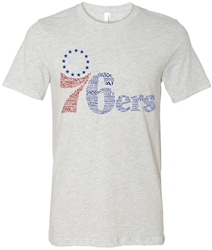 Vintage Philadelphia 76ers All-Time Team Tee from www.retrophilly.com