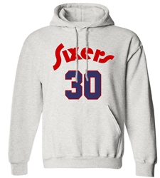 Vintage 1975-76 Sixers George McGinnis sweatshirt from www.retrophilly.com