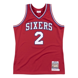82-83 Mitchell & Ness 76ers Moses Malone Jersey from www.retrophilly.com