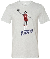 Vintage 1983 Philadelphia 76ers Championship Moment Tee from www.retrophilly.com