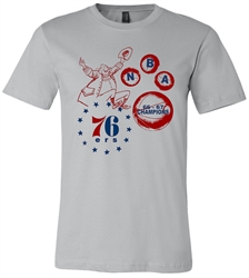 Vintage 1967 Philadelphia 76ers Championship Tee from www.retrophilly.com