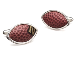 Authentic Philadelphia Eagles  Game Used Football Cufflinks from www.retrophilly.com