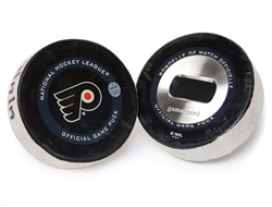 Authentic Philadelphia Flyers Game Used Puck Cufflinks from www.retrophilly.com