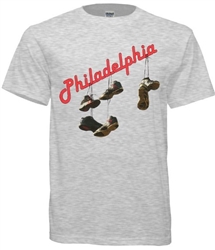 Vintage Philadelphia Hanging SneakersTee from www.retrophilly.com