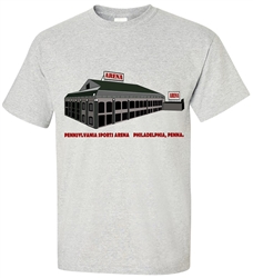 Vintage Philadelphia Arena T-Shirt from www.retrophilly.com
