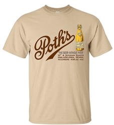 Vintage Poth's Brewery T-Shirt from www.retrophilly.com
