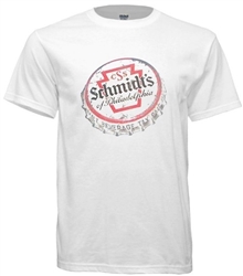 Vintage Schmidt's of Philadelphia Iconic Bottlecap Tee from www.retrophilly.com