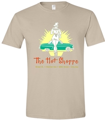 retro t-shirt design for famous Philadelphia drive-in restaurant The Hot Shoppe from www.retrophilly.com