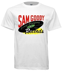 Vintage Sam Goody Record Shop t-shirt from www.retrophilly.com