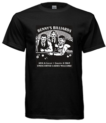 Vintage Benny's Billiards West Philadelphia T-Shirt from www.retrophilly.com