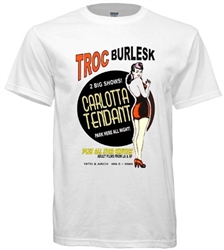 Vintage  Troc Burlesque Philadelphia  T-Shirt from www.retrophilly.com