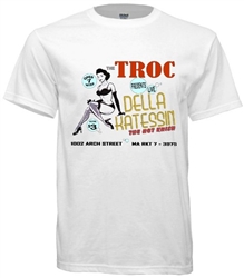 Vintage Della Katessin at Troc Philadelphia Burlesque t-shirt from www.retrophilly.com