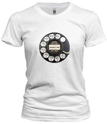 Customizable Vintage Home Telephone Number T-Shirt from www.retrophilly.com