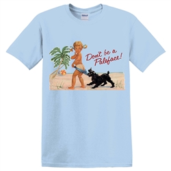 Vintage Coppertone Paleface Tee from www.RetroPhilly.com