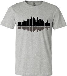 Vintage Philadelphia Skyline Tee from www.RetroPhilly.com