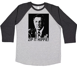 Vintage Frank Rizzo Being Frank Raglan Tee from www.RetroPhilly.com