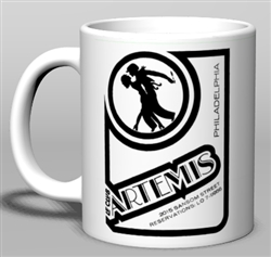 Vintage Artemis Philadelphia Club Ceramic Mug from www.retrophilly.com