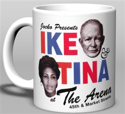 Vintage Ike & Tina Philly Arena Ceramic Mug from www.retrophilly.com