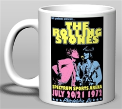 Vintage Rolling Stones Philadelphia Ceramic Mug from www.retrophilly.com