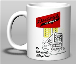 Vintage Dewey's Ceramic Mug from www.retrophilly.com