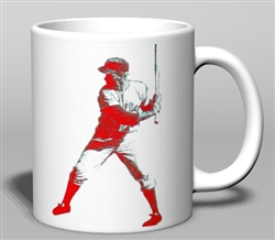 Vintage 1950 Richie Ashburn Ceramic Mug from www.retrophilly.com
