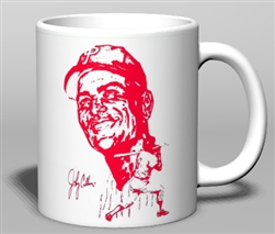 Vintage 1964 Johnny Callison Ceramic Mug from www.retrophilly.com
