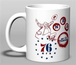 Vintage Philadelphia 76ers 66-67 Champs Ceramic Mug from www.retrophilly.com