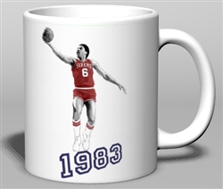 Vintage 76ers 82-83 Champs Ceramic Mug from www.retrophilly.com