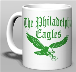 Vintage Philadelphia Eagles '50s Logo Ceramic Mug from www.retrophilly.com