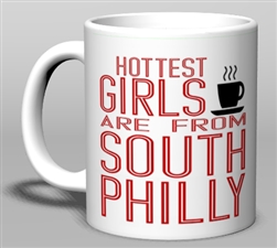 Vintage South Philly Girls Ceramic Mug from www.retrophilly.com
