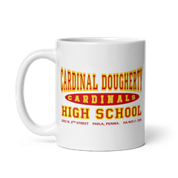 Philadelphia Cardinal Dougherty High Old School Mug from www.retrophilly.com