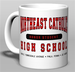 Philadelphia Northeast Catholic High Old School Mug from www.retrophilly.com
