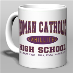 Philadelphia Roman Catholic High Old School Mug from www.retrophilly.com