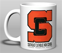 Vintage Philadelphia Southeast Catholic High Old School Mug from www.retrophilly.com