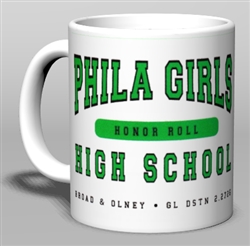 Philadelphia Girls High Old School Mug from www.retrophilly.com