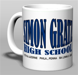 Philadelphia Simon Gratz Old School Ceramic Mug from www.retrophilly.com