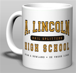 Philadelphia Abraham Lincoln High Old School Mug from www.retrophilly.com