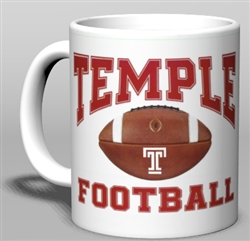 Vintage Temple Football Old School Ceramic Mug from www.retrophilly.com