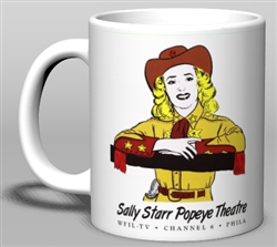 Vintage Sally Starr WFIL Ceramic Mug from www.retrophilly.com