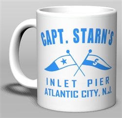 Vintage Captain Starns Atlantic City Ceramic Mug from www.retrophilly.com