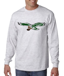 SALE!  Vintage Philadelphia Eagles Logo Long Sleeve Tee LG