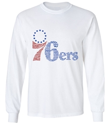 SALE!  Vintage 76ers Legends Long Sleeve Tee  XL