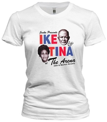 SALE!  Faux Ike & Tina at The Arena Tee  Ladies XL