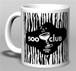 Sale!  Vintage 500 Club Atlantic City Ceramic Mug from www.retrophilly.com